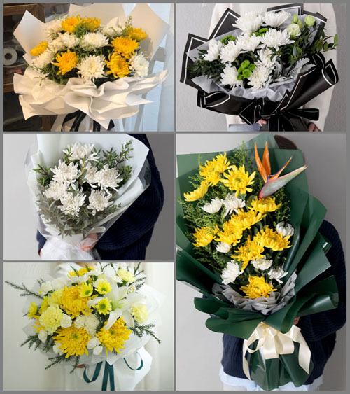 安徽宿州市灵璧县黄湾镇张龙村白事花束代送